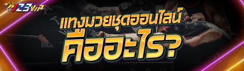 แทงมวยชุดออนไลน์ คืออะไร?  